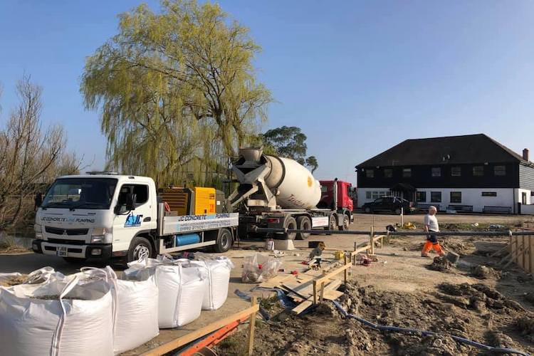 Ready Mix Delivered and Poured For